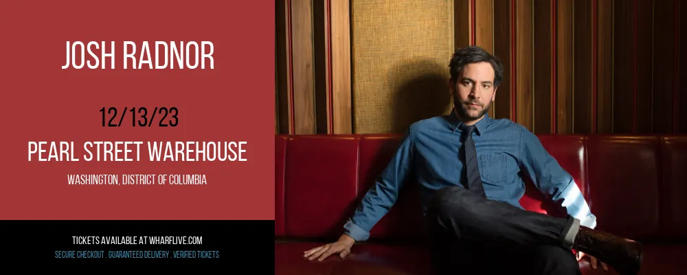 Josh Radnor at Pearl Street Warehouse