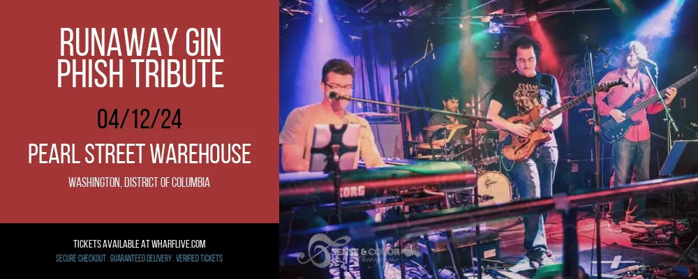 Runaway Gin - Phish Tribute at Pearl Street Warehouse